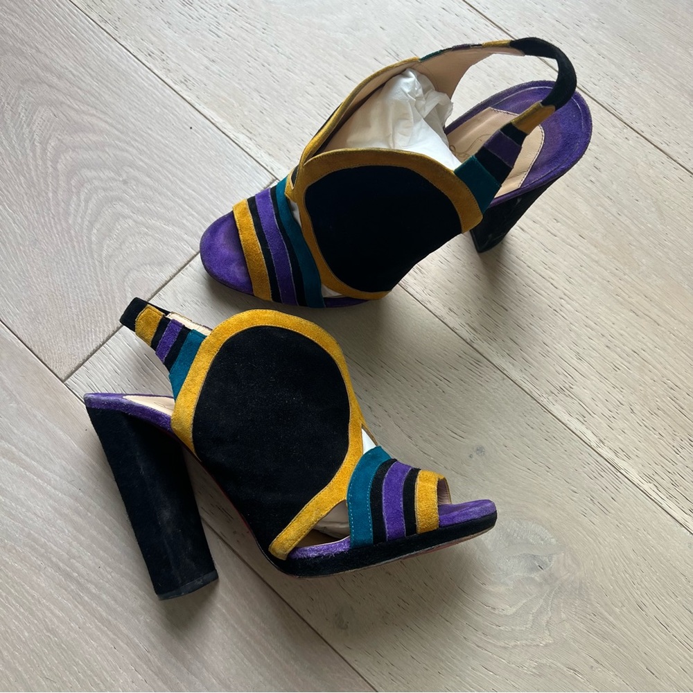 Christian Louboutin Suede Pumps - Picture 3 of 7